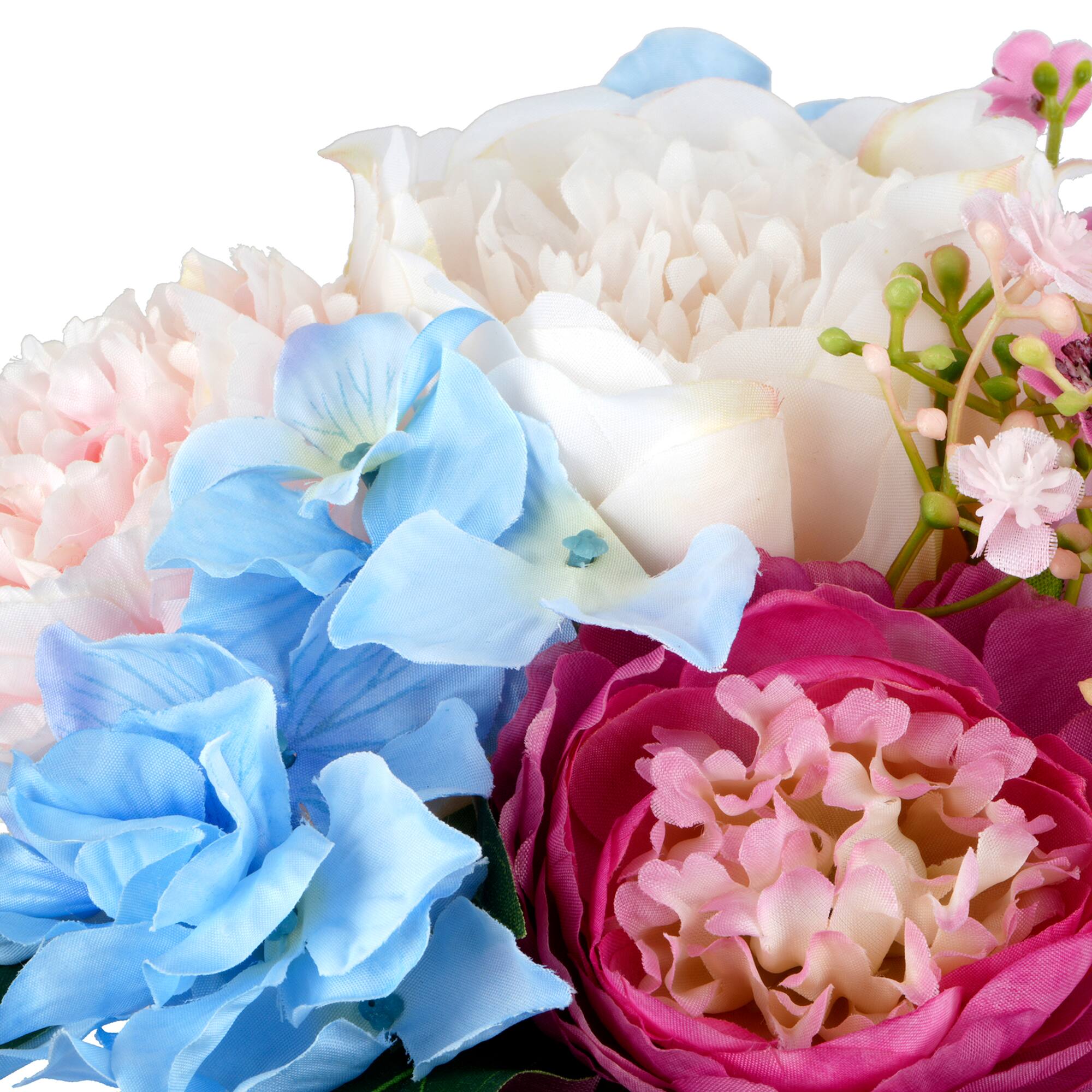 11" & Pink Rose & Peony Bouquet by Ashland